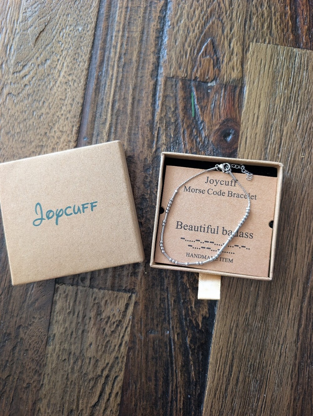 Morse Code Bracelet Joycuff Beautiful Badass